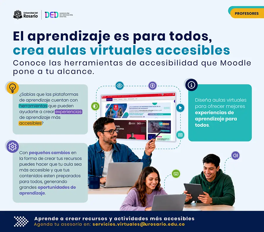 Campaña de orientaciones de accesibilidad - Profesores